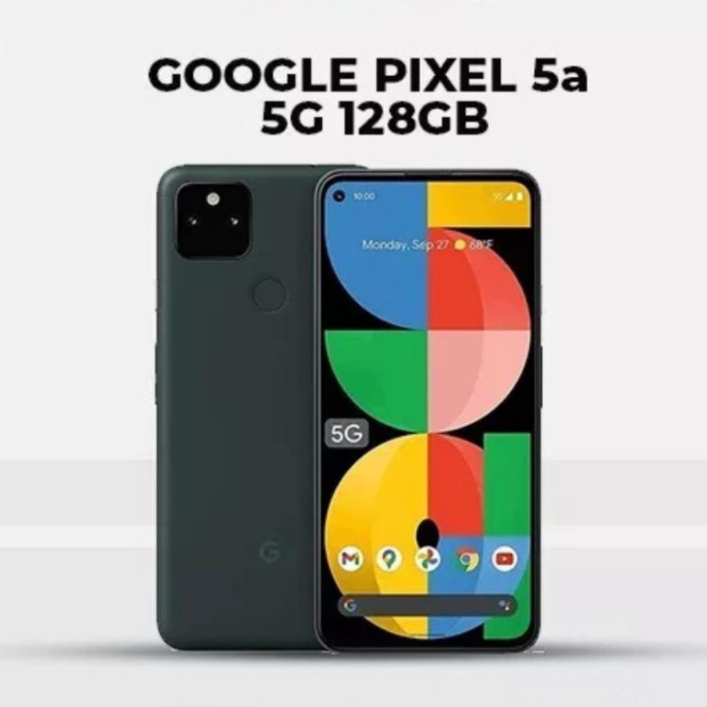 Восстановленный Google Pixel 5A 5G Оригинальный 6 ГБ ОЗУ 128 ГБ ПЗУ 6,34" Разблокированный Snapdragon 765G Восьмиядерный Смартфон