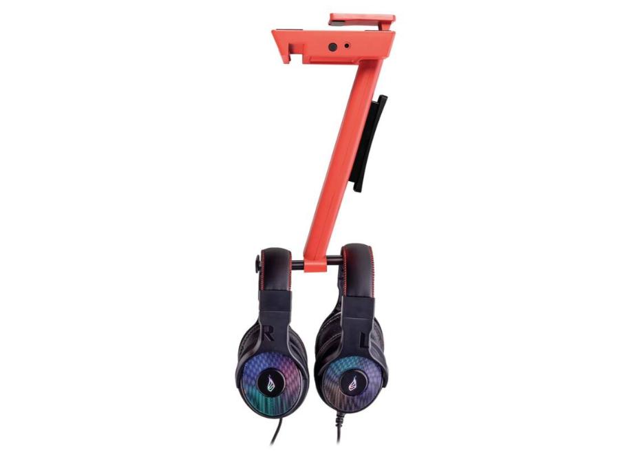 SureFire Vinson N1 Dual Balance Gaming RGB Red Headset Stand