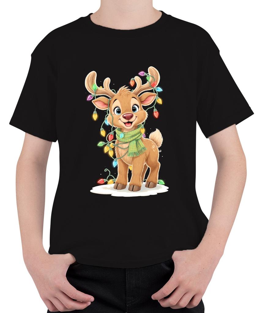 Christmas Reindeer Cute Kids Xmas String Lights Cartoon Unisex Children