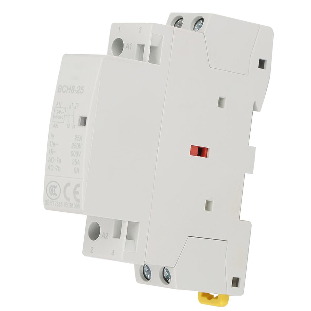 2P 25A 24V 2NO 50/60HZ Din Rail Household AC Contactor High Quality