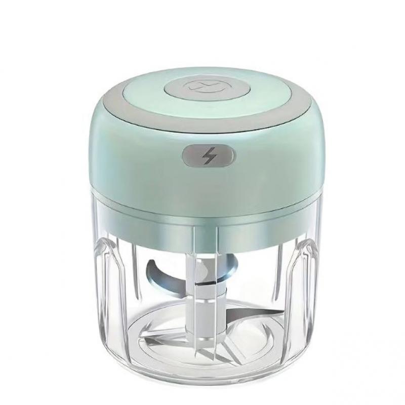 USB Rechargeable Electric Food Chopper, 250ml Mini Vegetable Cutter for Onions, Garlic, Meat, Multifunctional Kitchen Chopper Processor