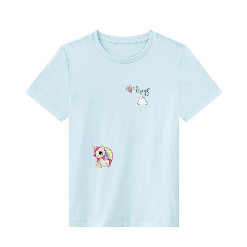 Нашивки на одежду, комплект с волшебным единорогом, модный аксессуар «сделай сам», наклейка в полоску, термопресс, аппликация, джинсовая нашивка, утюг на одежде