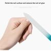Стеклянная пилочка для ногтей с футляром, полированные инструменты для маникюра, профессиональная салонная полировка, шлифовка, хрустальная пилочка для ногтей, инструменты для дизайна ногтей
