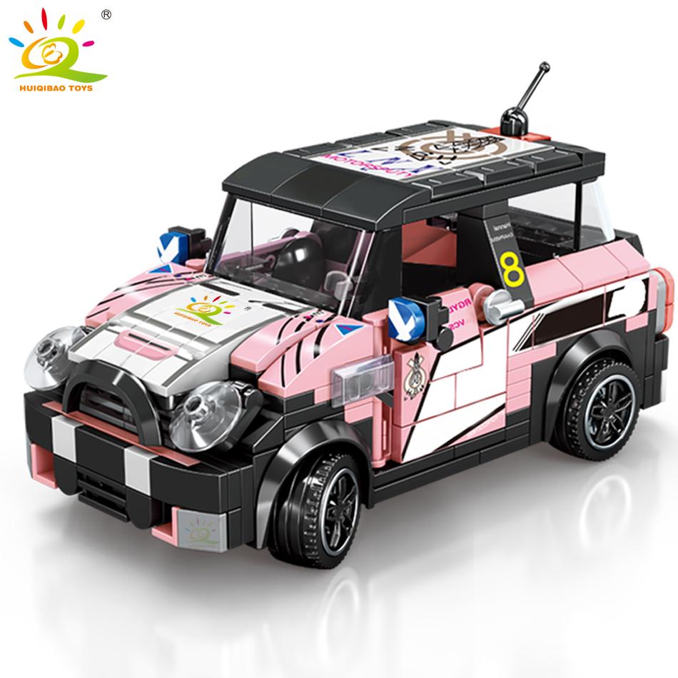 MOC Speed Champions, авто, строительные блоки, гоночный автомобиль с откатом, технические кирпичи, игрушки для детей, игра для мальчиков, подарок