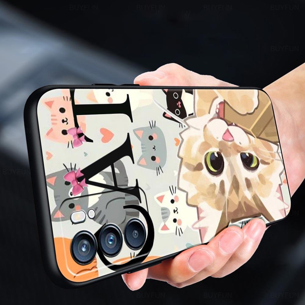 Абстрактный Креативный Кот Линия Чехол Для Телефона Для Oppo Reno 13 12 11 10 7 F Find X5 X6 A98 A80 A79 A78 A57 A54 A31 A17 Pro 5G Мягкий ТПУ