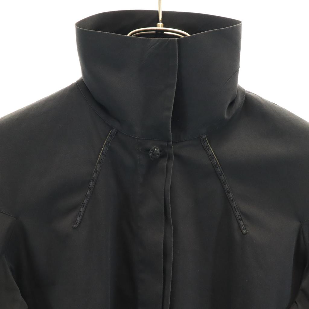 Fendi Made In Italy Long Sleeve Cotton Shirt 42 Black Women Used