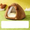 Cat Bed To Keep Warm In Winter  Universal Cat Bed for All Seasons  Semi-enclosed Safe Cat Sleeping Nest  Warm Pet Bed In Winter