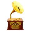 Retro Gramophone Music Box Classic Phonograph Shape Music Box for Home Desktop Musical Decoration