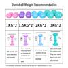 TLXT Hexagonal Dipped Dumbbell