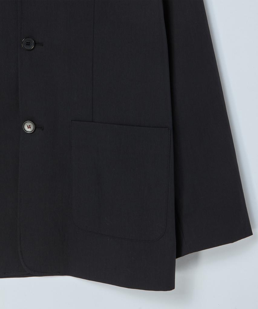 Beyond Closet [Collection Line] Italian Fabric Soft Structure Jacket Black