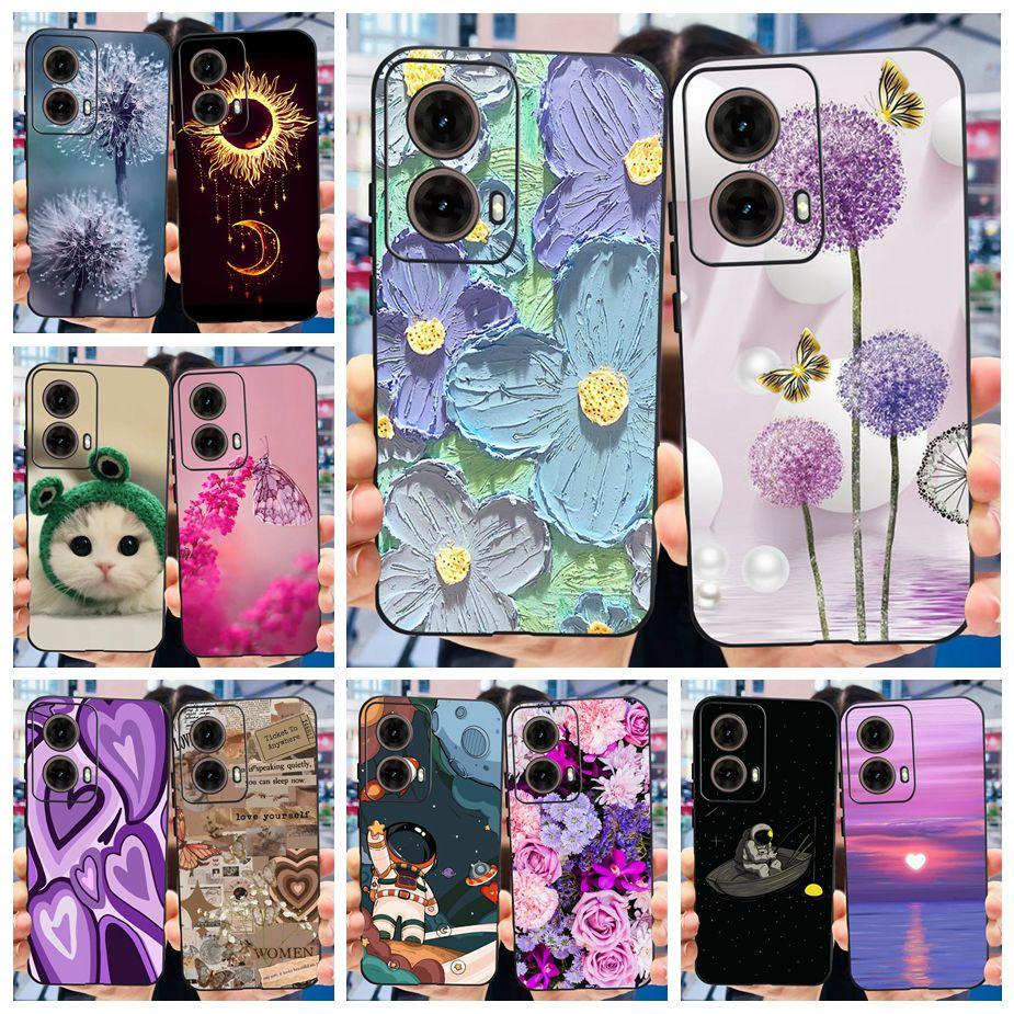 For Motorola Moto G85 Case New Fashion Painted Cover 6.67'' Soft Silicone Phone Case For Moto G85 G 85 MotoG85 Back Cover Bumper