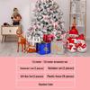 Handmade DIY Christmas Tree with Lights and Large Ornaments - New Household Style