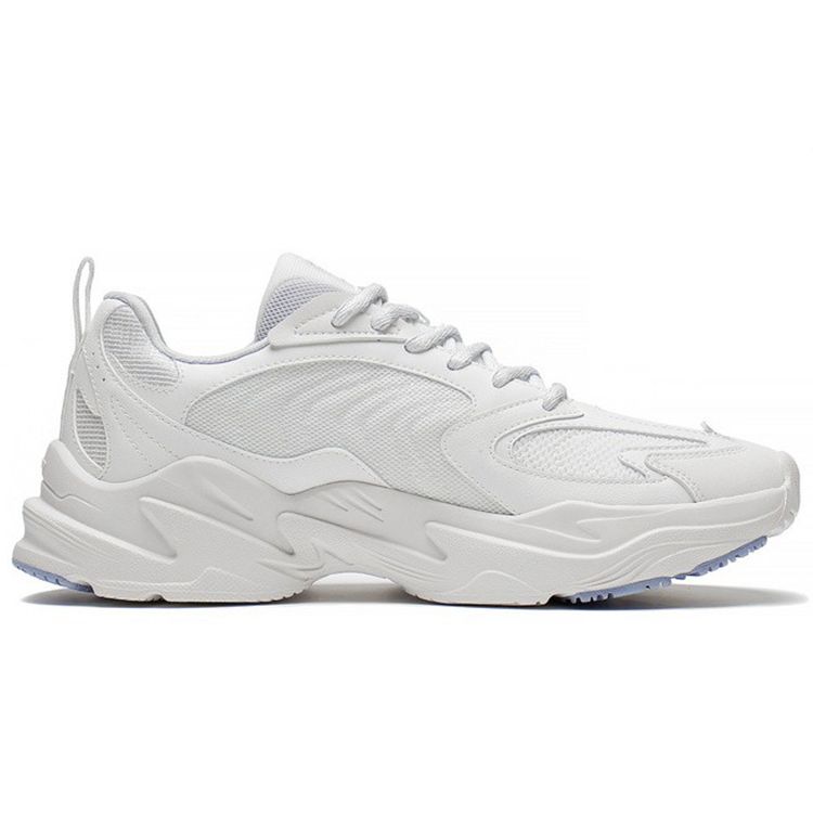 Li Ning Qixing износостойкие нескользящие легкие низкие кроссовки мужские кроссовки белые серые ARLS023-2