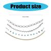 Универсальные унисекс цепочки для шляп Костюм Неправильные сплавы Стильная цепочка для шляпы Вечеринка Унисекс головные уборы