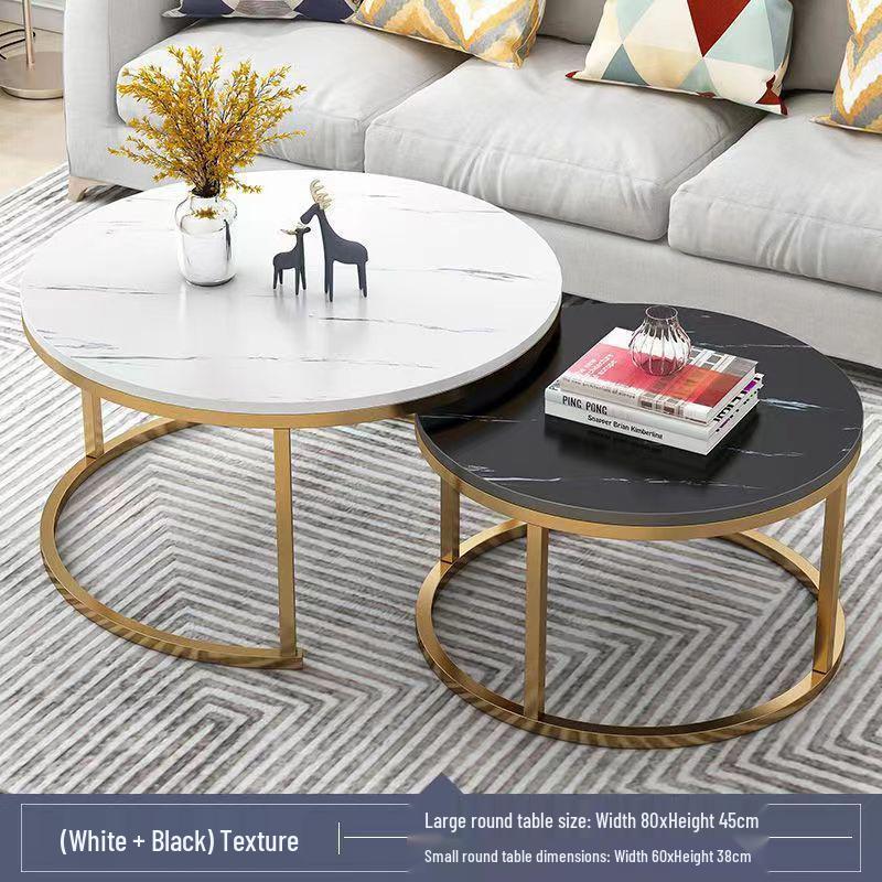 Nordic Light Coffee Table: Simple and Stylish Living Room Piece for Small Apartments
