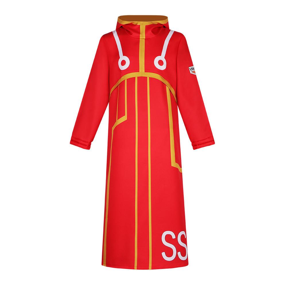 Костюм для косплея Пиратского Короля из One Piece, куртка Луффи, аниме-наряд, одежда для ролевых игр