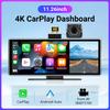 НОВЫЙ 11,26-дюймовый 4K DVR беспроводной CarPlay и Android Auto портативный видеорегистратор IPS сенсорный экран Bluetooth аудио двойной объектив рекордер