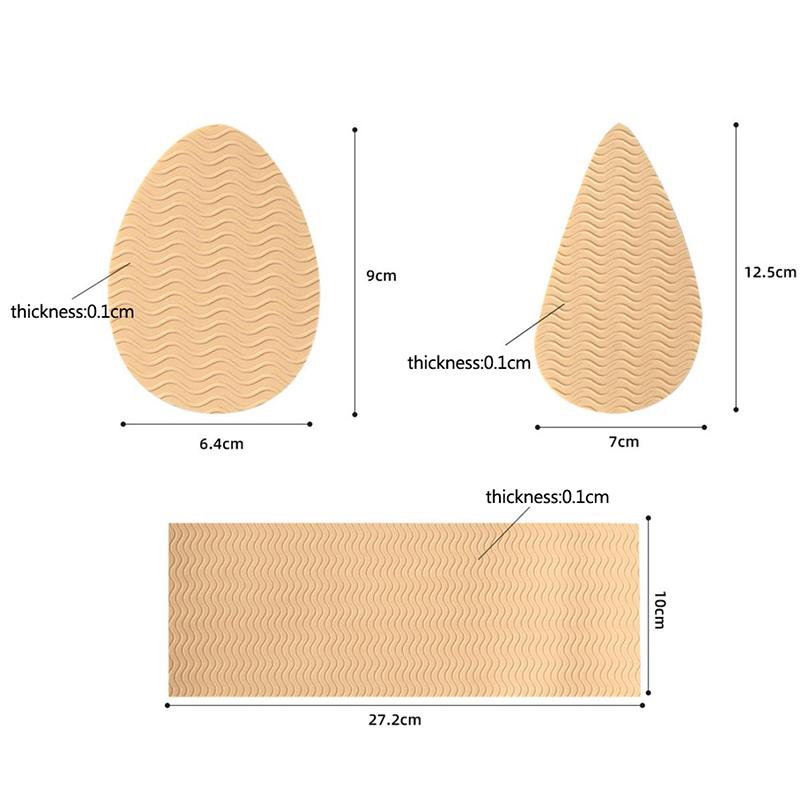Нескользящая наклейка на подошве, противоскользящая подушечка на высоком каблуке в передней части стопы, противоскользящая подушечка на подошве, унисекс