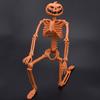 Halloween Poseable Human Skeleton Full Life 35.43 Inch Large Size Props Party Decor