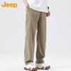 Jeep Мужские повседневные прямые брюки из ледяного шелка