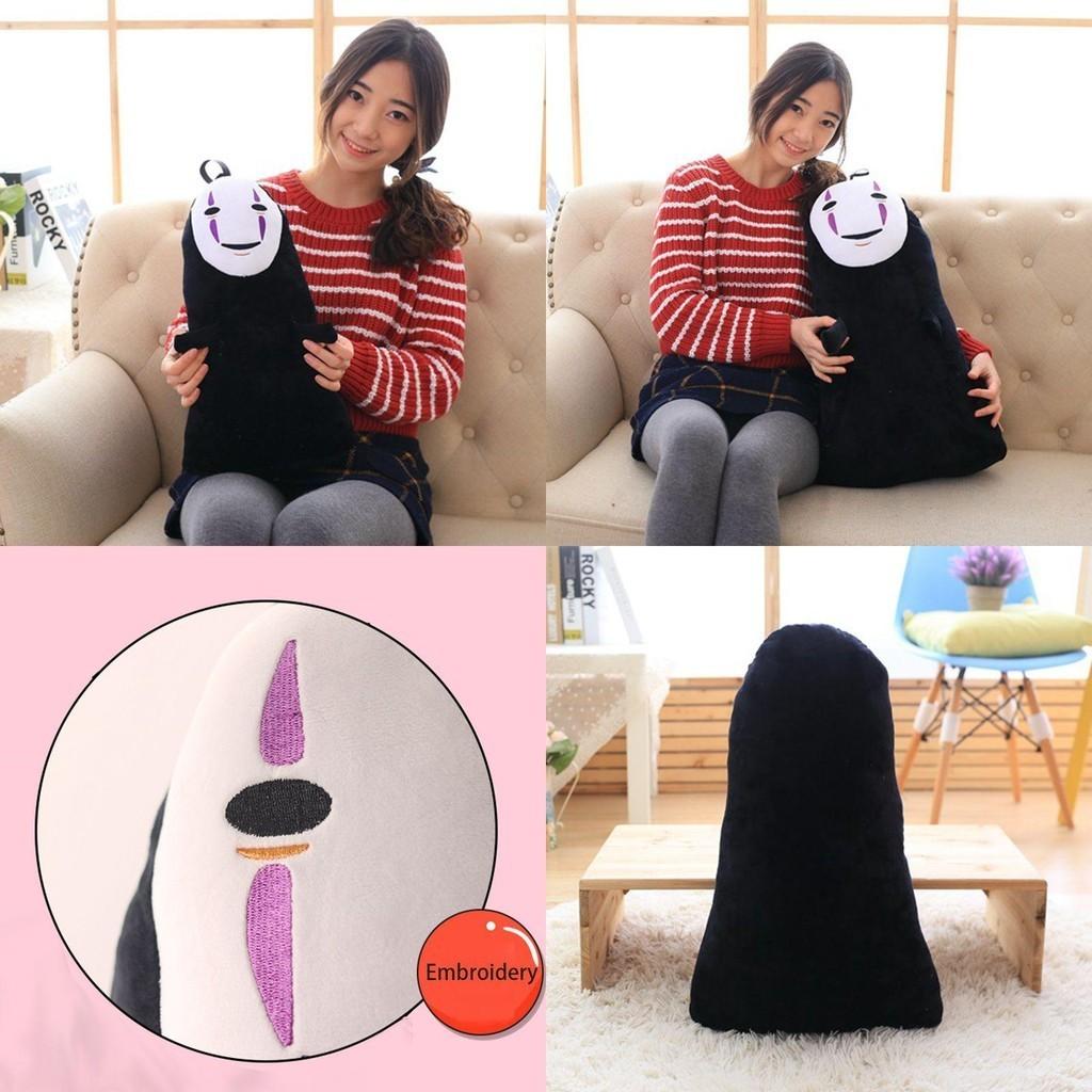 Lifelike 60cm Spirited Away Character Toy No Face Man Soft Doll For Cozy Embrace