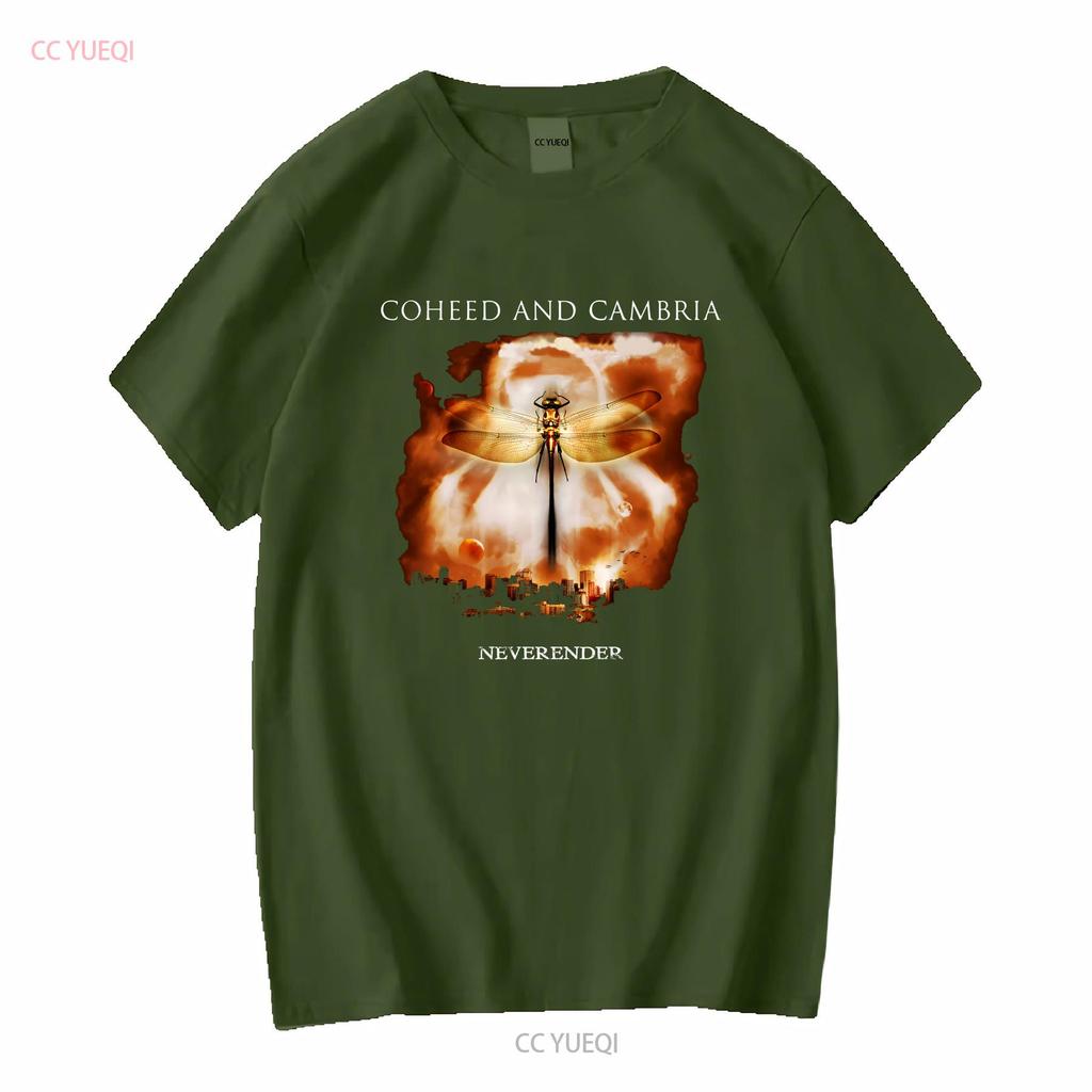 COHEED AND CAMBRIA NEVERENDER Футболка Хлопок S 5XL BO567 винтажная Стирка Графический мужской Унисекс Повседневный Универсальный Эластичный