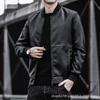 New Men's Leather Jacket Korean Style Trendy Slim Handsome Jacket Young Men's Motorcycle Jacket