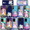 Чехол для телефона Samsung Galaxy S25 S24 S23 iPhone 16 15 Xiaomi Redmi Note 14 13 12 16E X 11 Pro Max OPPO Moto G85 G54 Huawei Poster Unicorn Horse Cover