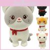 Cute Soft Cat Plush Toys Stuffed Pause Pillow Home Decor Gift Doll For Girl Kids