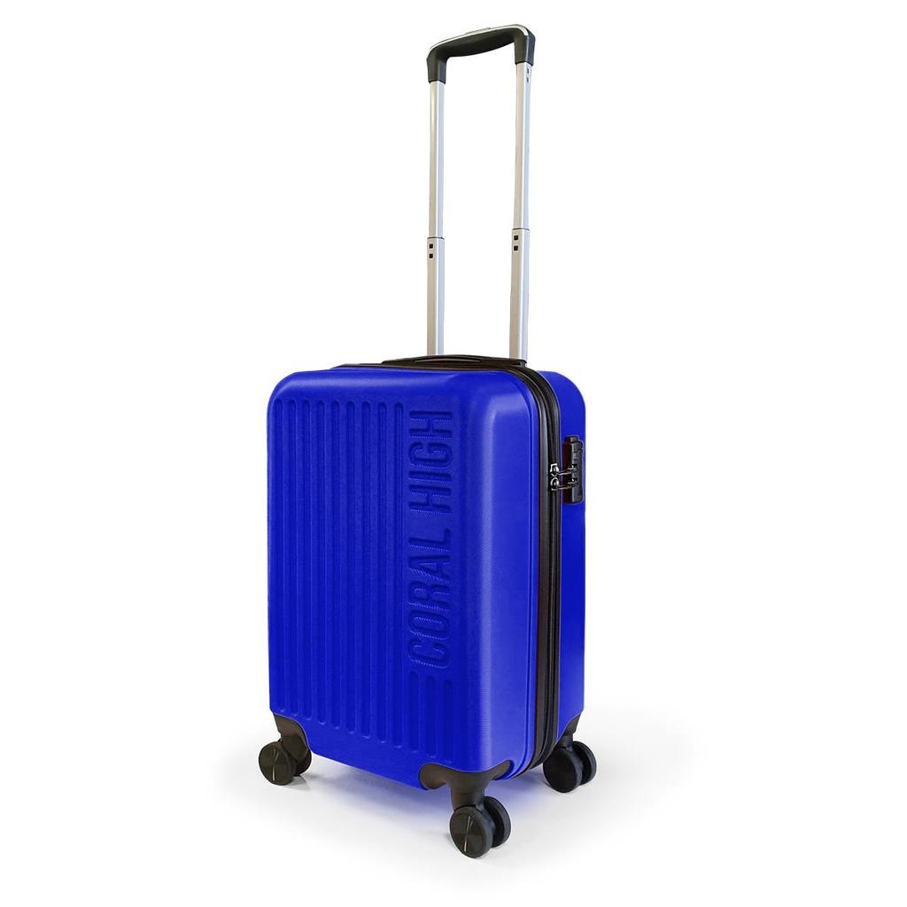 coral high Чемодан малого размера ABS Saks синий 16466