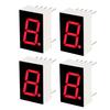 Uxcell LED Digital Display 19 X X Pack of 4 Tube, 10-Pin, 1-Bit, 7-Segment, 12.7 8mm,