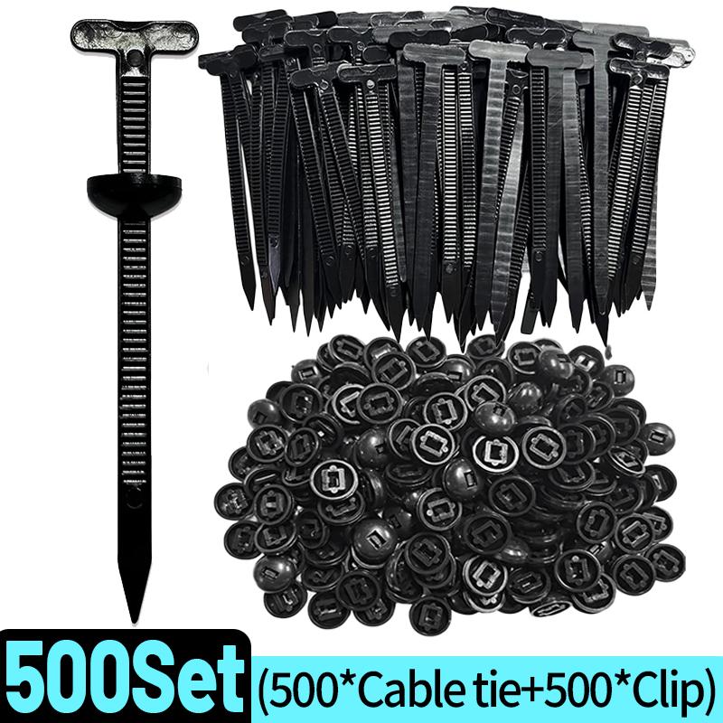 Nylon Universal Cable Tie Buckle Zip Tie Heavy Duty Self-Locking Push Pin with Button Fixion Tools for Car Auto Repair