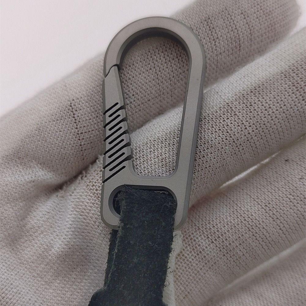 Титановый сплав брелоки супер легкие брелки пряжка кулон мужской креативный подарок