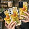 Чехол для телефона: 2D плоский дизайн, подходящий для защитного чехла Samsung Galaxy A34 A35 M05 M06 S20 S22 S21 FE Plus 5G, расцветший подсолнух, идеальный Рождественский an