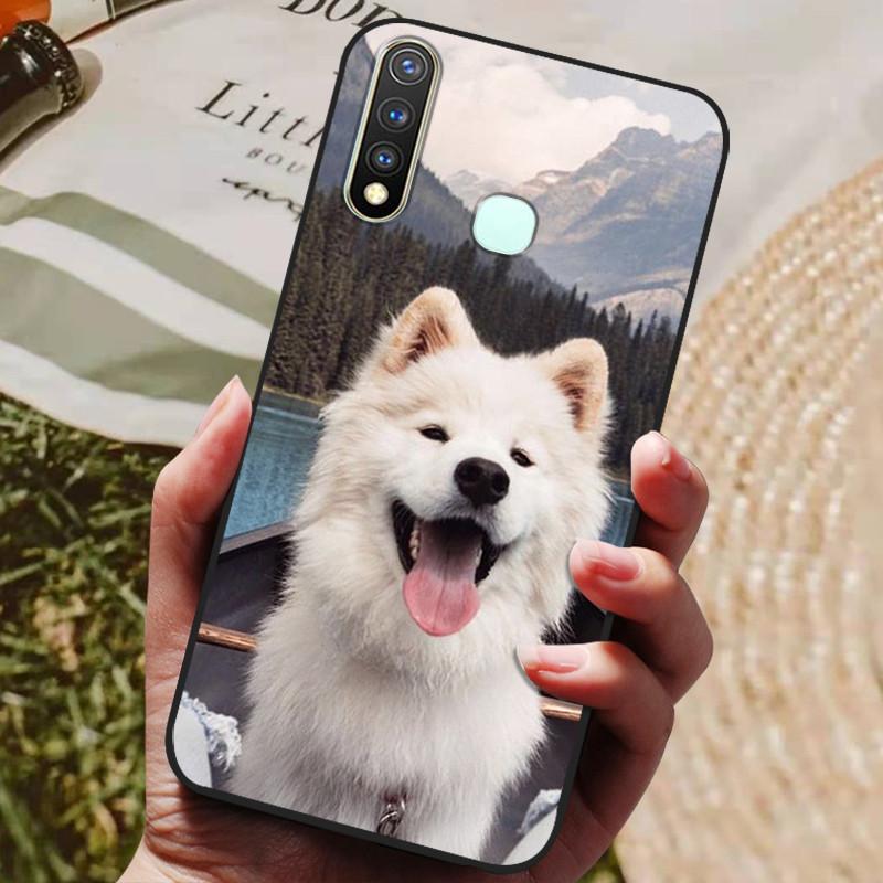 Чехол для Vivo Y19 Силиконовый чехол для Vivo 1915 Y19 Y 19 Чехол 6.53'' Мягкий ТПУ Силиконовый Защитный Бампер Задняя крышка Чехол