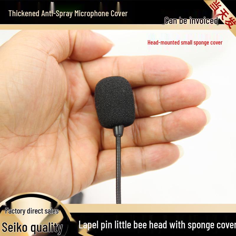 Little Bee Universal Headset with Mic Windscreen and Lapel Clip