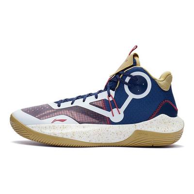 Баскетбольные кроссовки Li Ning Sonic 9 Team, удобные спортивные, амортизирующие, нескользящие, износостойкие, дышащие, поддерживающие, среднего размера ABPR017-10