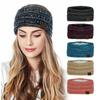 Hair Accessories Thick Fuzzy Knit Hair Band Head Wrap Ear Warmer Headbands for Women Fleece Lined