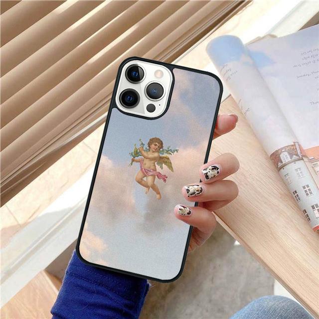 Эстетика Ангелов Эстетика Чехол-Ракушка Для iPhone 17 Air 15 16 14 13 12 Pro Max 11 Pro Max Plus Чехол-Защитная Крышка Для Телефона