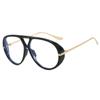 Large Frame Pilot Style Fashion Eyeglasses - Frog-Eye Unique Design New Model Personalized Myopia Glasses
