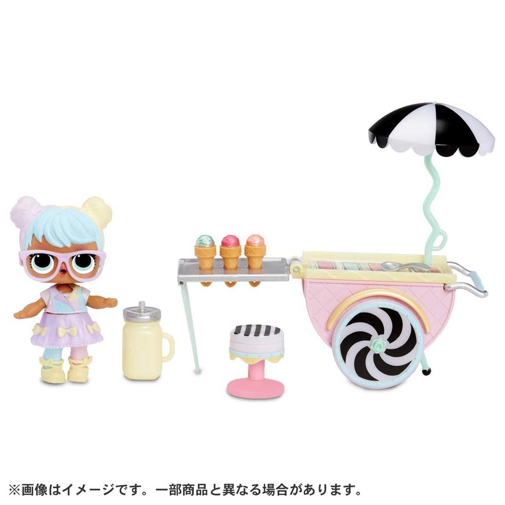 L.O.L. Surprise Furniture Series 2 Ice Cream Pop Up with Bon Bon Doll and Playset
