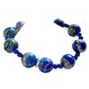 12Mm Retro Natural Lapis Lazuli Gypsy Star Bracelet Bracelet.