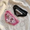 Lace Trim Briefs Shape Cosmetic Bag Mesh Makeup Storage Pouch Unique Jewelry Organizer  Headphones