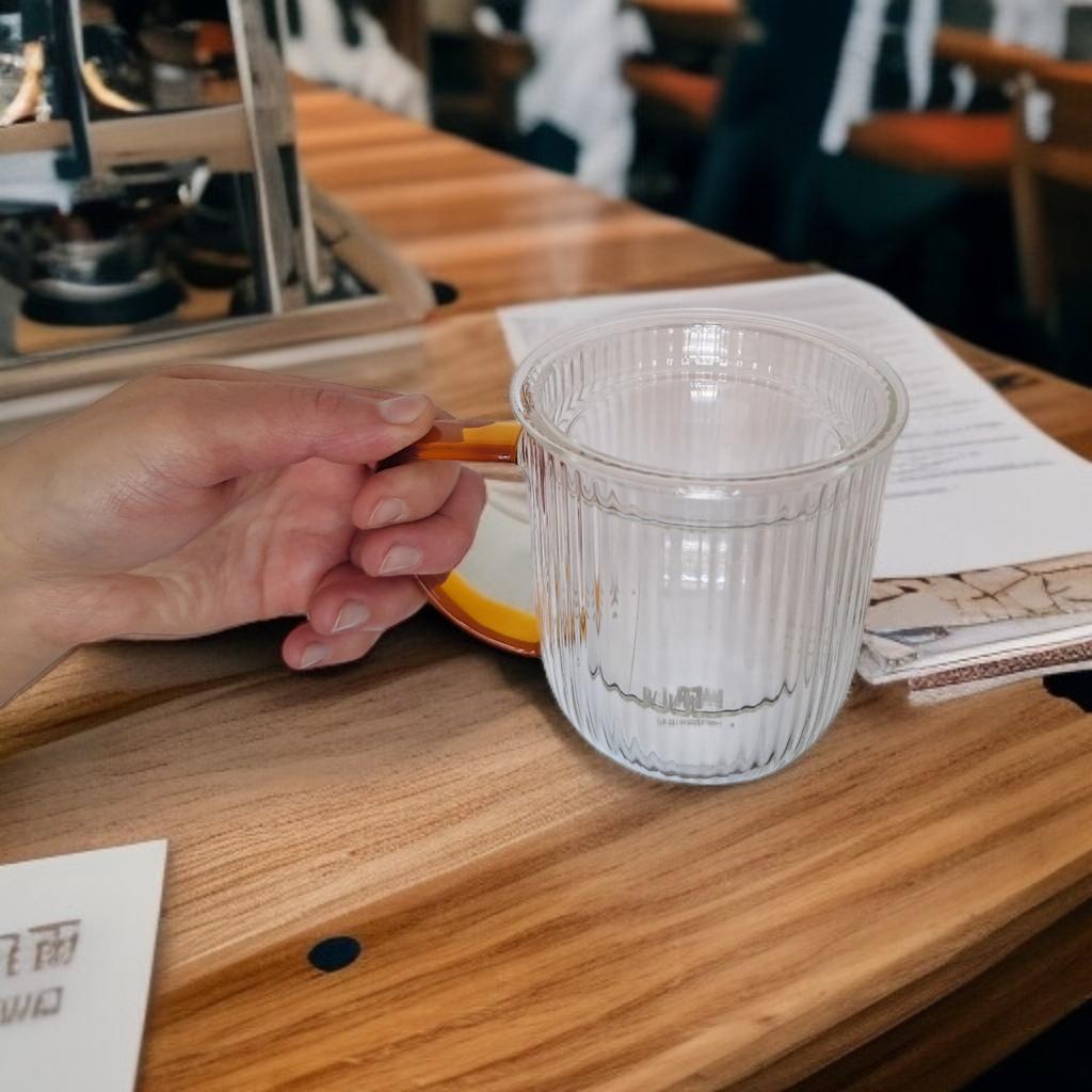 Glass Thermal Mug 0.4L Glass Infuser For Brewing Tea And Herbs