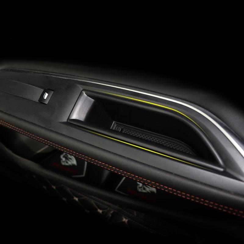 Для Peugeot 3008 5008 GT 2016 2017 2018 2019 2020 2024 2024 2024 Автомобильная дверная ручка подлокотник ящик для хранения чехол держатель контейнер лоток