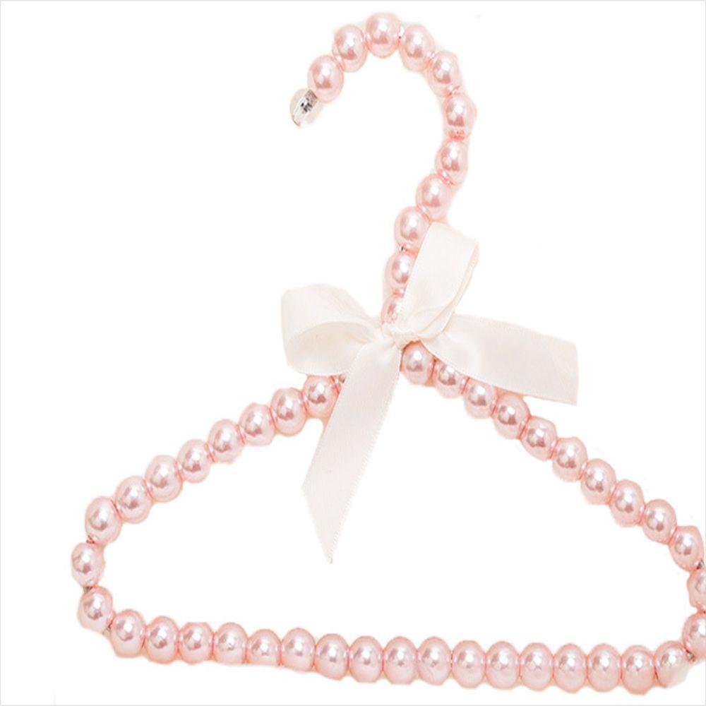 Children Clothes Peg Home Simulated Pearl Mini Organizer Pet Hanger Clothes Hanger Hanging Rack