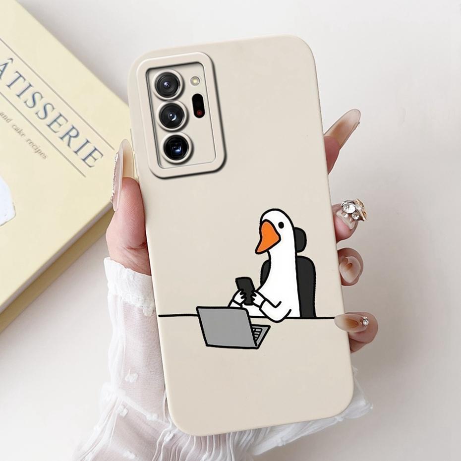 Милый Мультяшный Чехол Для Телефона Samsung Galaxy Note 20 Ultra Note20 Мягкий Силиконовый Ударопрочный Чехол Для Samsung Note 20 20Ultra 5G