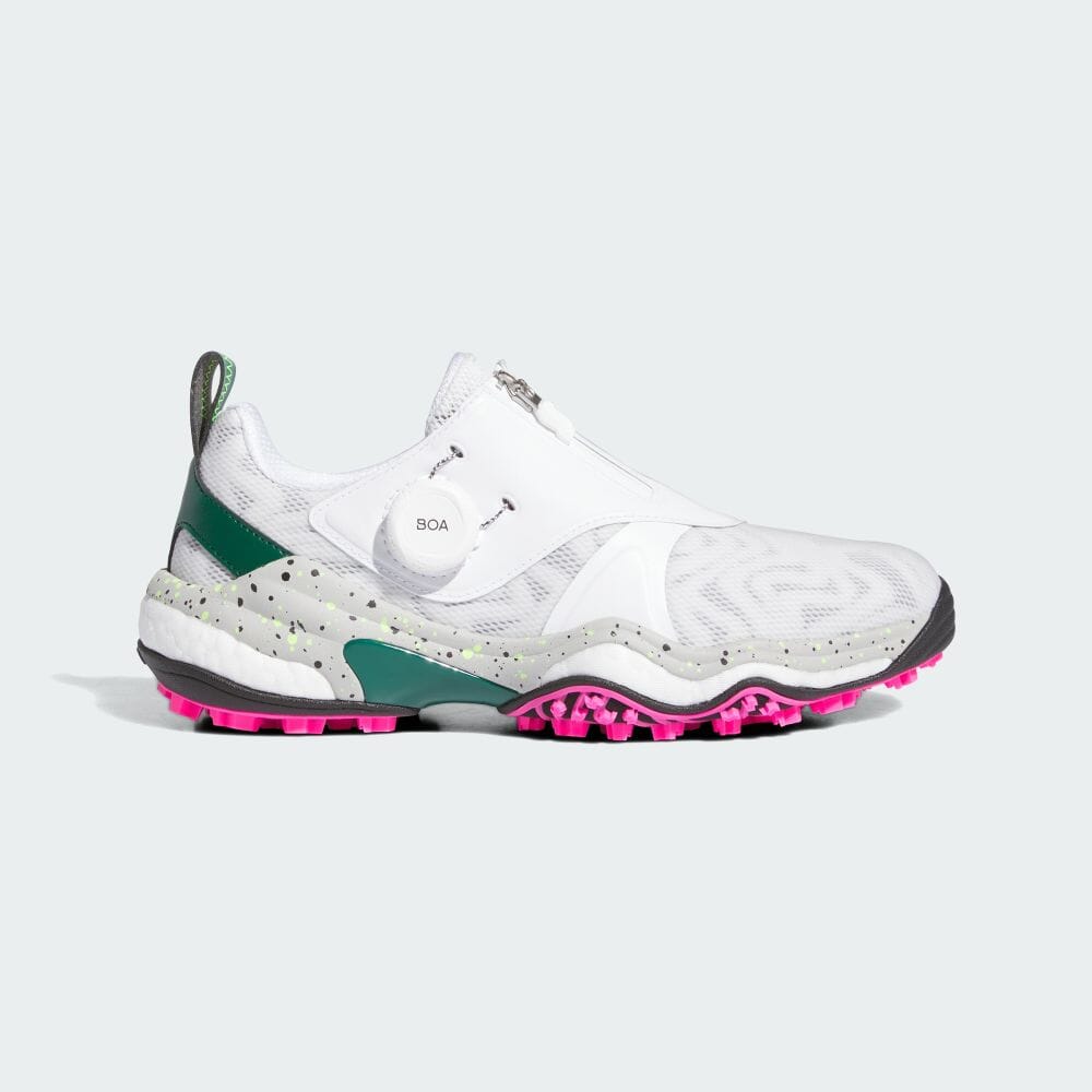 Adidas Женская обувь Code Chaos 25 Boa, белая обувь и обувь, спортивная обувь, женская обувь для гольфа IG8751, белая / серебристая MET / зеленая