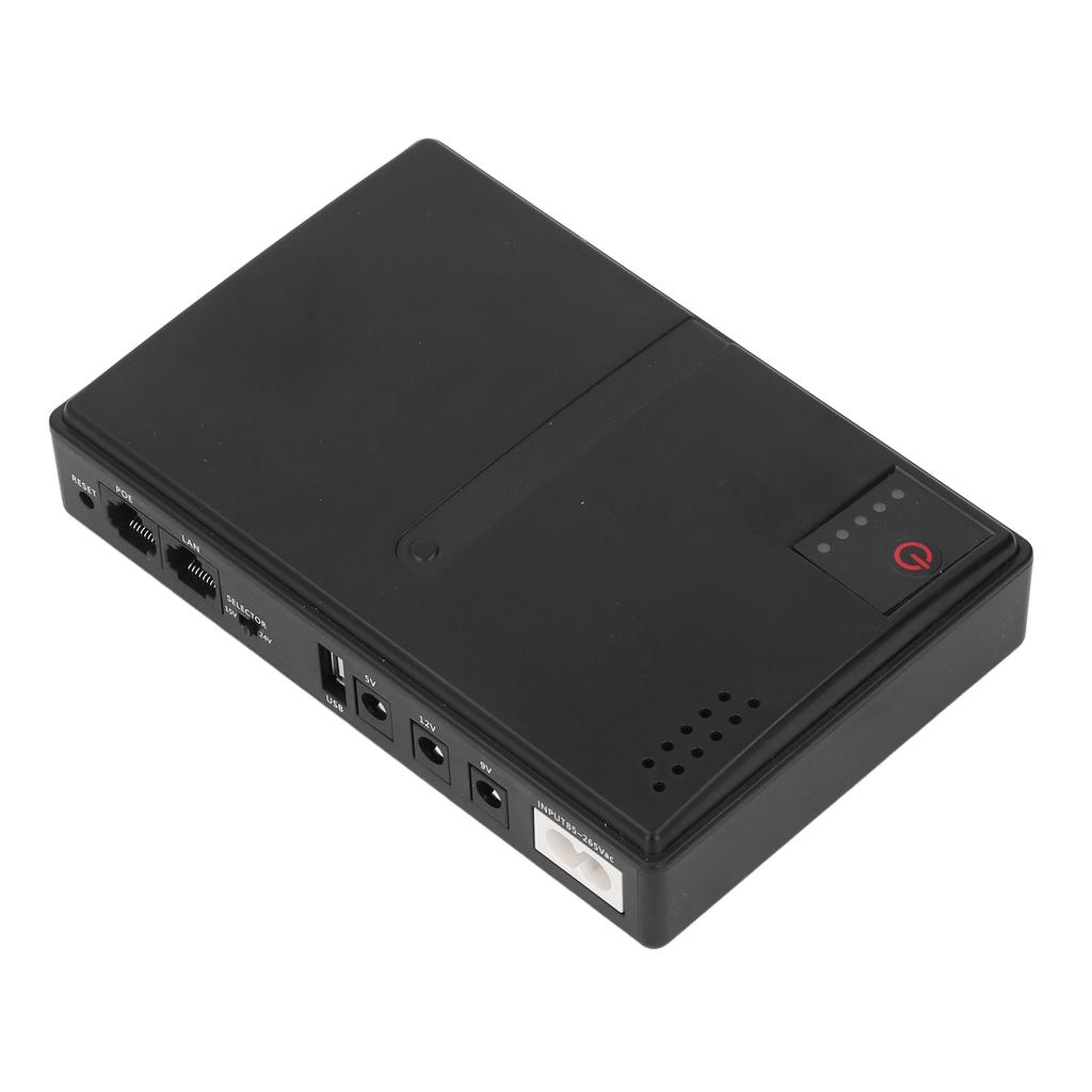 Мини источник бесперебойного питания Компактный ИБП Резервная батарея для домашнего маршрутизатора камеры 36 Вт 5 В 9 В 12 В 2 А