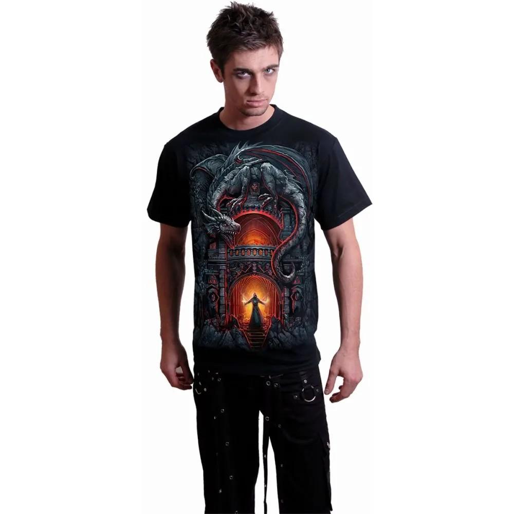 Spiral Direct Unisex Adult Dragon´s Lair Short-Sleeved T-Shirt